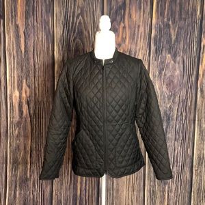 Banana Republic Black Quilted Light Weight Jacket